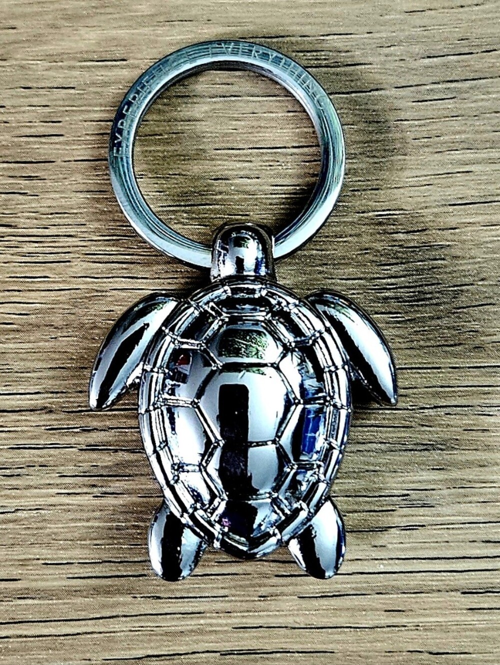 ZOX TURTLE ZOXLOX SILVER #673 COLLECTIBLE KEYCHAIN FOR ZOX WRISTBAND